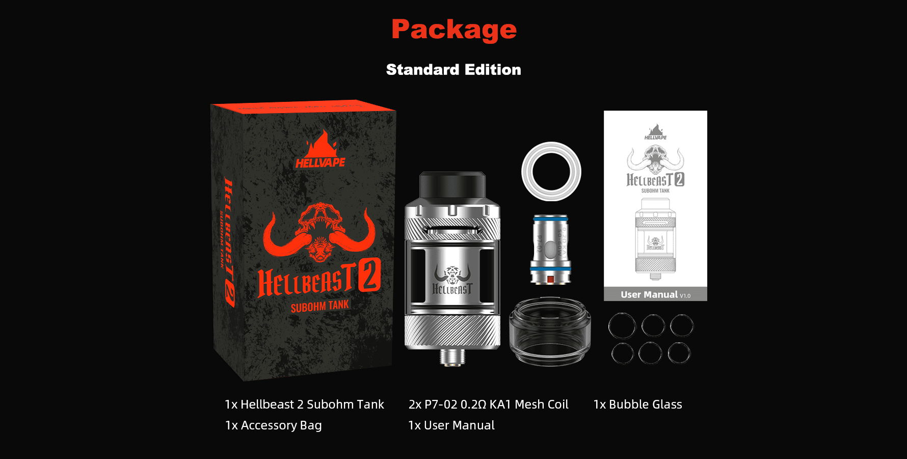 Hellvape Hellbeast 2 Subohm Tank 3.5ml & 5ml Banner7