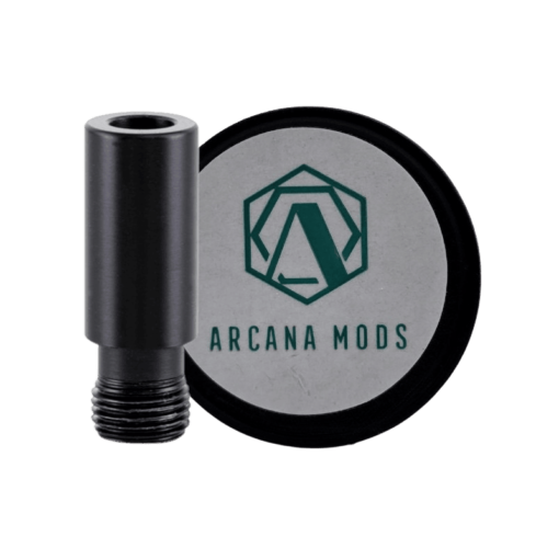 Muted Drip Tip Black POM by Arcana Mods