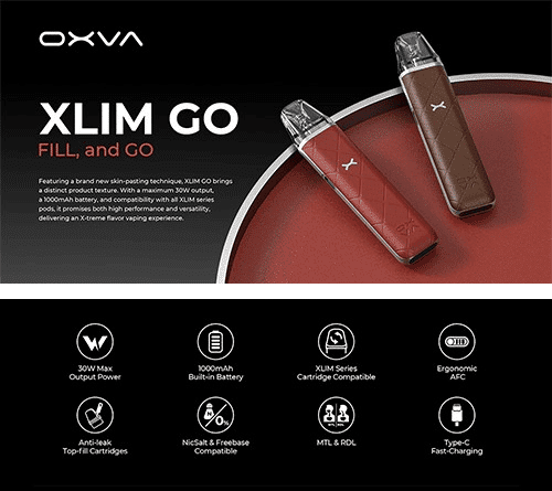 OXVA Xlim GO 1000mAh 30W Pod Vape Kit Banner1