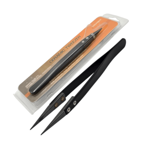 Swiss Quality Ceramic Tweezers Full Black