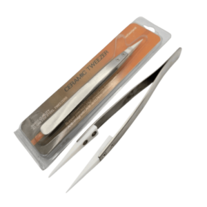 Swiss Quality Ceramic Tweezers Silver