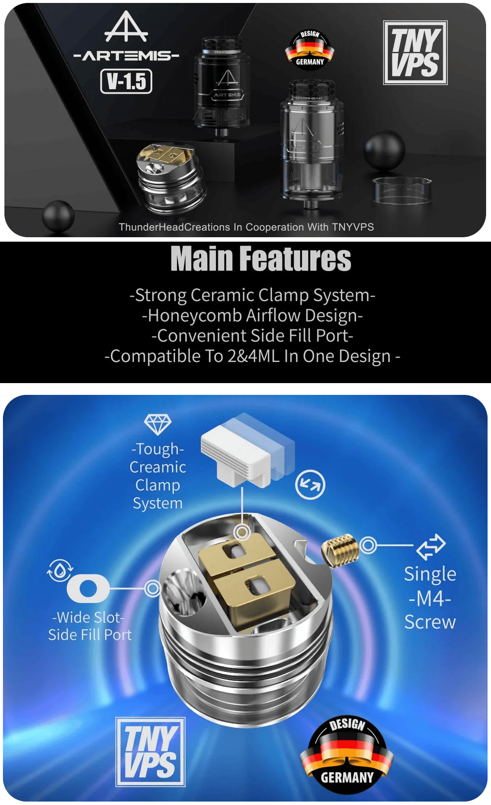 THC Artemis V1.5 24mm BF RDTA Design By TNY VPS Banner1