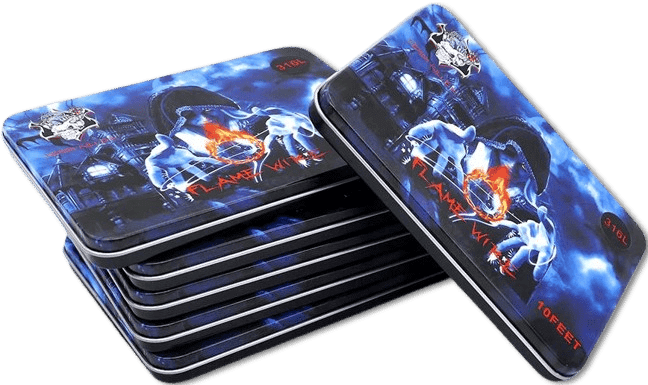 Demon Killer Flame Wire SS316L 10ft Banner1