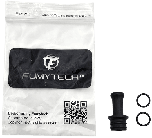 Fumytech MTL Stainless Steel Drip Tip 510 Black Package
