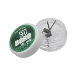 High End 3 Core Boro Staggered Fused Clapton ~0.35Ω Ni80 2pcs Coils by Scott