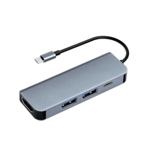 4 in 1 Portable Docking Station USB C with 4K Ultra HD 2X USB 3.0 Power Delivery 100W PD USB Port