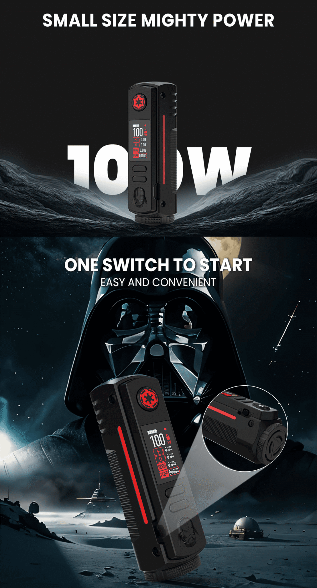 BD Vape Rayden 100W v2.0 Mod DV Limited Edition Banner2