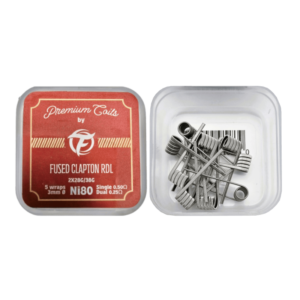 Fumytech Ni80 Fused Clapton RDL Coils 5 Warps Ø3.0mm Single 0.50Ω Dual 0.25Ω 10pcs