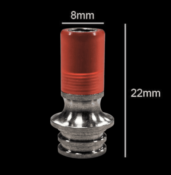 Ivant Style 510 MTL Drip Tip Creamy Red Banner1