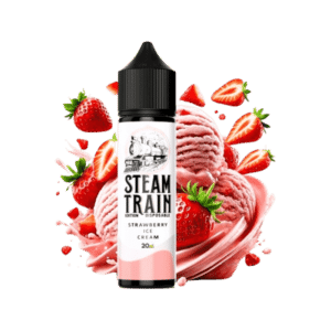 Steam Train Strawberry Ice Cream 20ml fo 60ml Disposable Edition