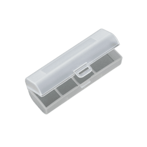 Storage Box for 1X 20700 or 21700 Battery Transparent