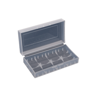 Storage Box for 2X 20700 or 21700 Battery Transparent