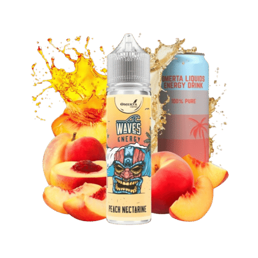 Waves by Omerta Energy Peach Nectarine 15ml for 60ml
