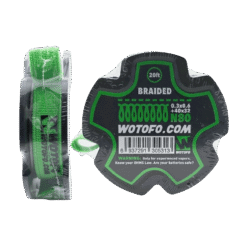 Wotofo Braided NI80 Wire (0.3x0.6+40x32) 20ft