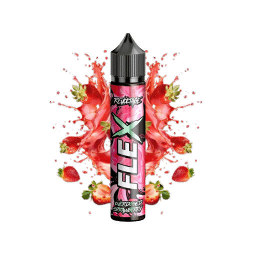 Flex Overdosed Strawberry 10ml for 75ml by Revoltage