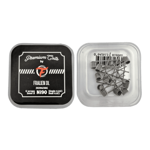 Fumytech Ni90 FRALIEN DL Coils 6 Warps Ø3.0mm Single 0.24Ω Dual 0.12Ω 10pcs
