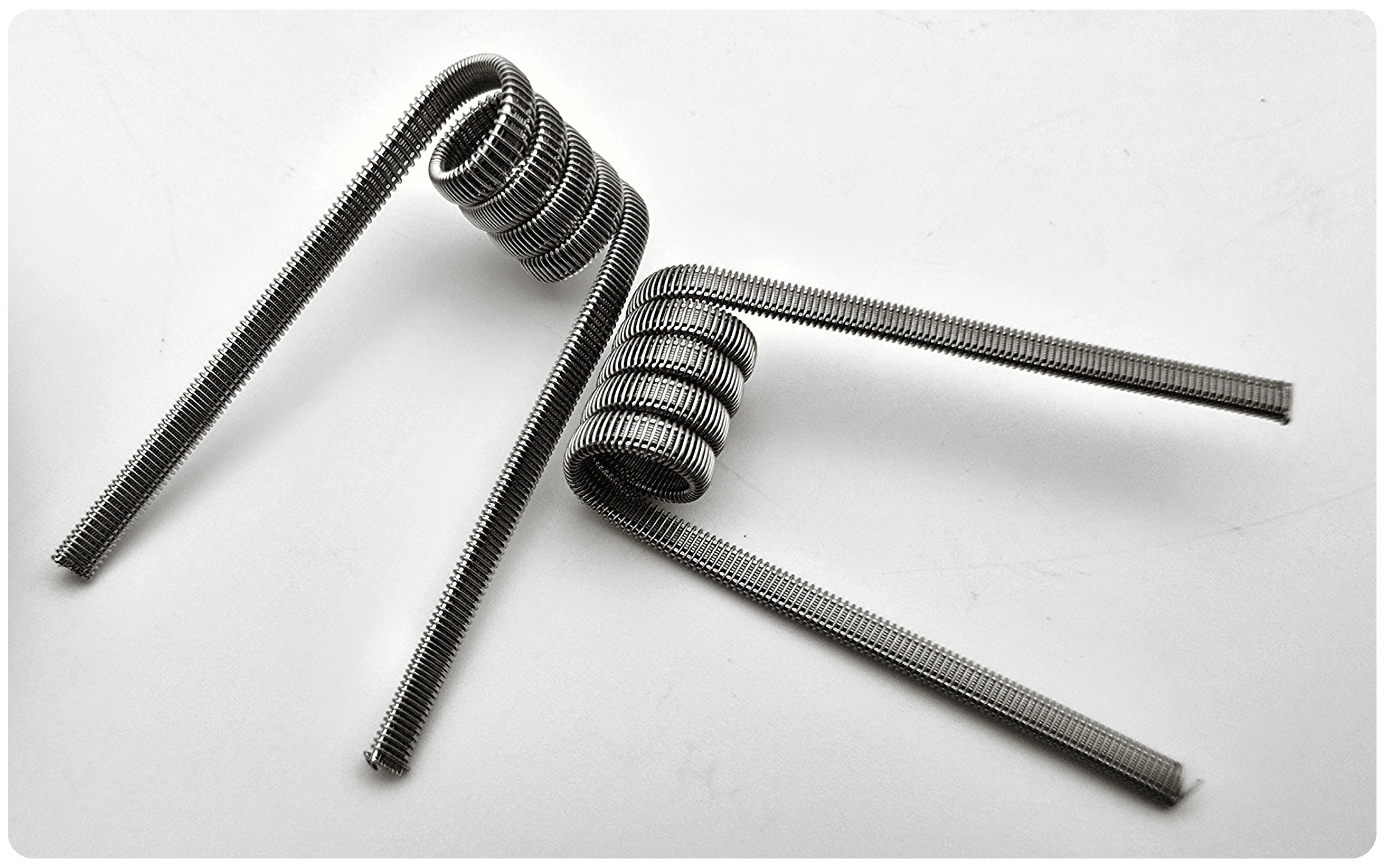 Fumytech SS316L Farmed Staple Clapton Premim Coils 5 Warps Ø3.0mm 0.25Ω 2pcs Banner2