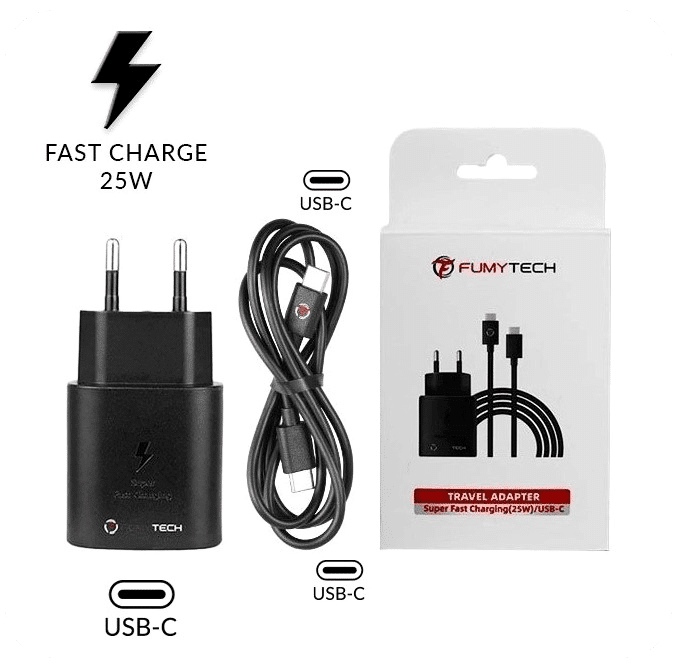 Fumytech USB-C to USB-C 25W Fast Charge Adapter Banner2
