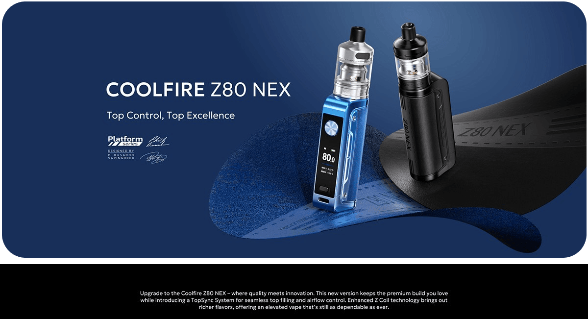 Innokin Coolfire Z80 Nex Kit 80W 5ml Banner1