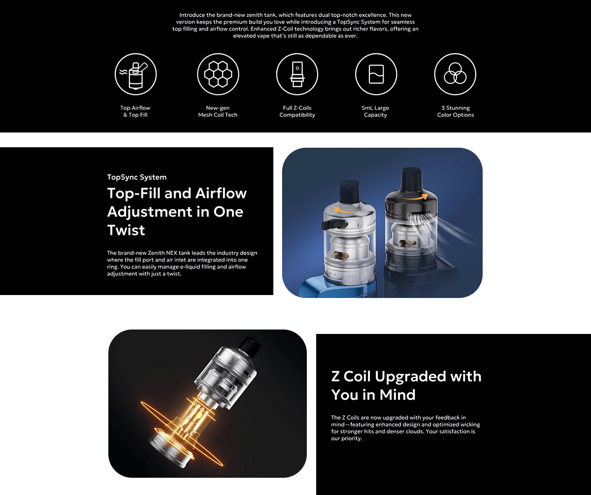 Innokin Zenith Nex Tank 5ml Banner2