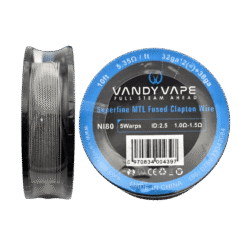 Vandy Vape Superfine MTL Fused Clapton NI80 Wire (322+38GA) 3m