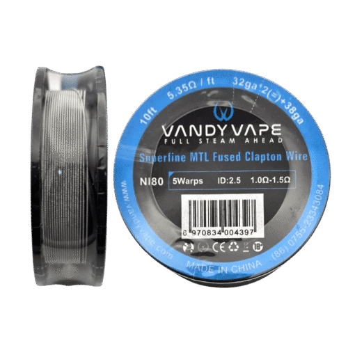 Vandy Vape Superfine MTL Fused Clapton NI80 Wire (322+38GA) 3m