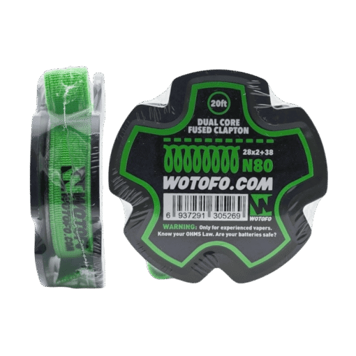 Wotofo Dual Core Fused Clapton NI80 Wire (28x2+38GA) 20ft