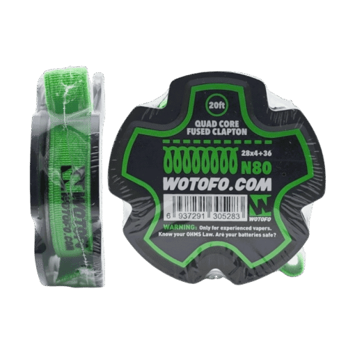 Wotofo Quad Core Fused Clapton NI80 Wire (28x4+36GA) 20ft
