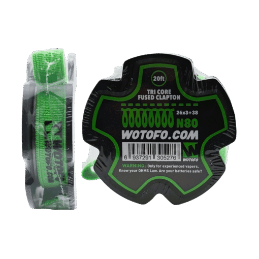 Wotofo Tri Core Fused Clapton NI80 Wire (26x3+38GA) 20ft