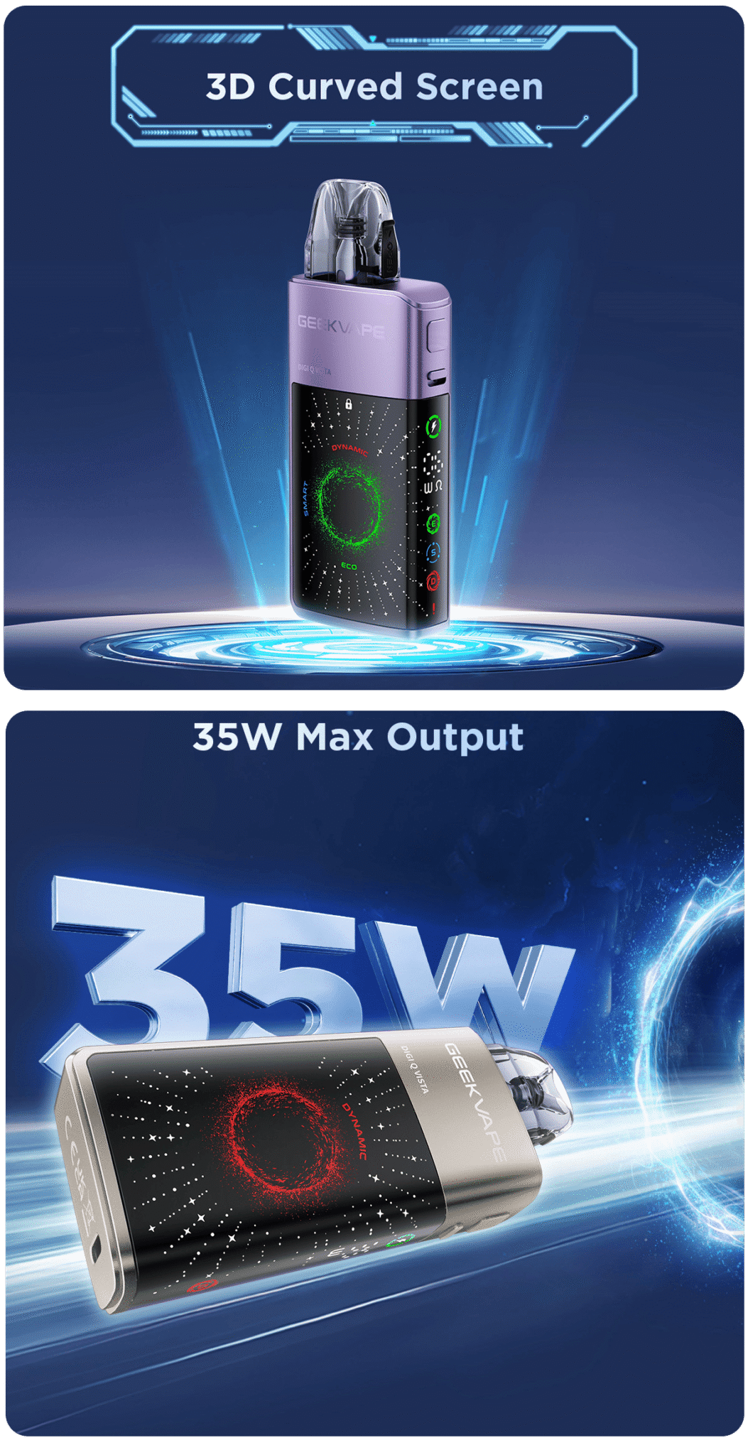GeekVape Digi Q Vista Pod Kit 3ml 1600mAh Banner3