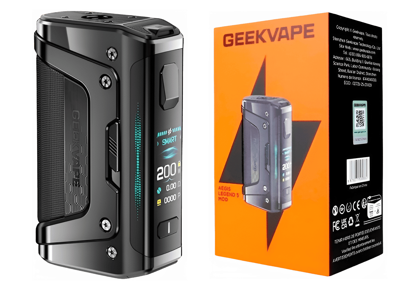 Geekvape Aegis Legend 5 200W 2x18650 Box Mod Banner8