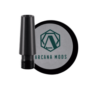 Muted Conical Drip Tip Black POM by Arcana Mods