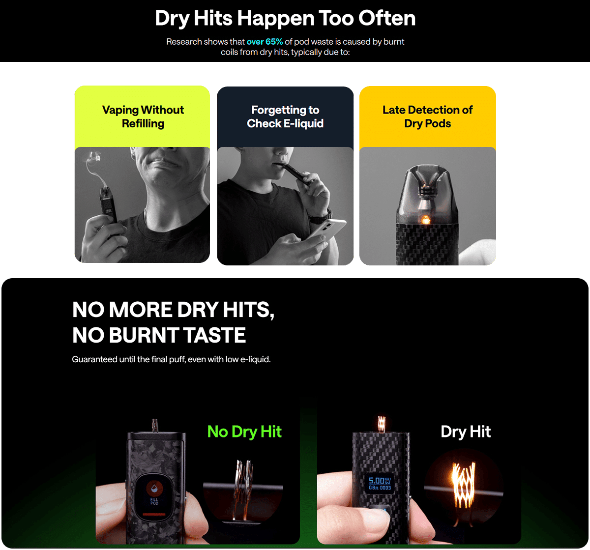 OXVA Xlim Pro 2 DNA Pod Kit 1300mAh Banner5