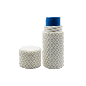 White Diamond Case for 1x 20700 or 21700 Battery