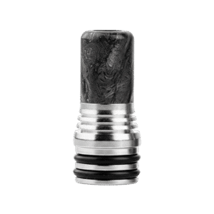 Black Whisper Resin MTL Drip Tip 510 by Fumytech