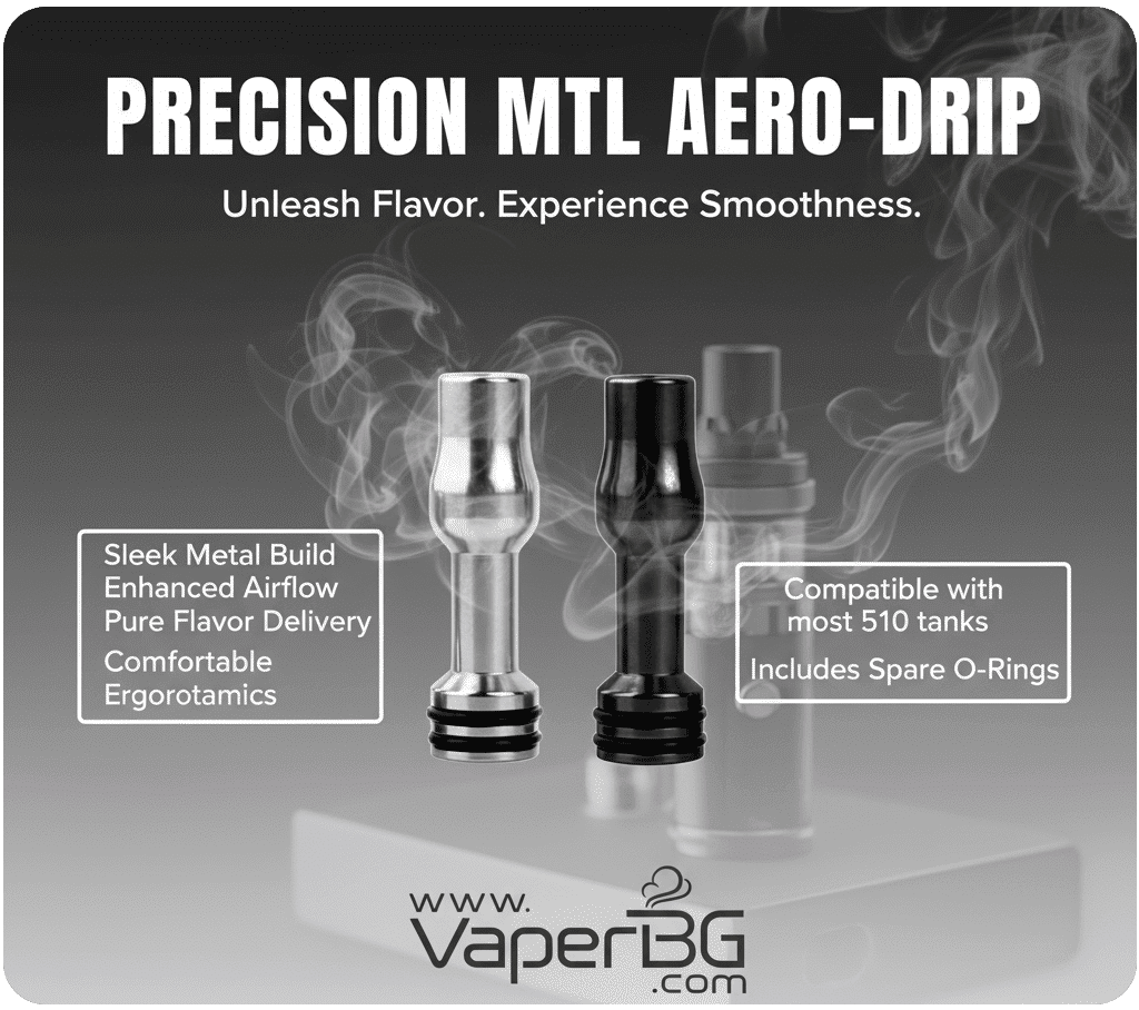Fumytech Precision Aero MTL Metal Drip Tip Banner2