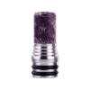 Purple Whisper Resin MTL Drip Tip 510 by Fumytech