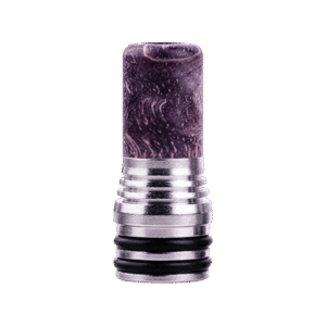Purple Whisper Resin MTL Drip Tip 510 by Fumytech