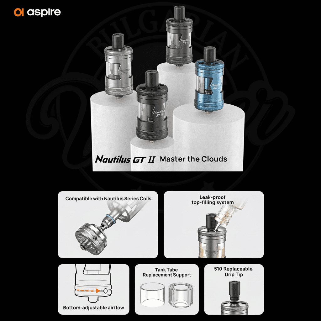 Aspire Nautilus GT 2 Tank 4.5ml 25mm Banner1