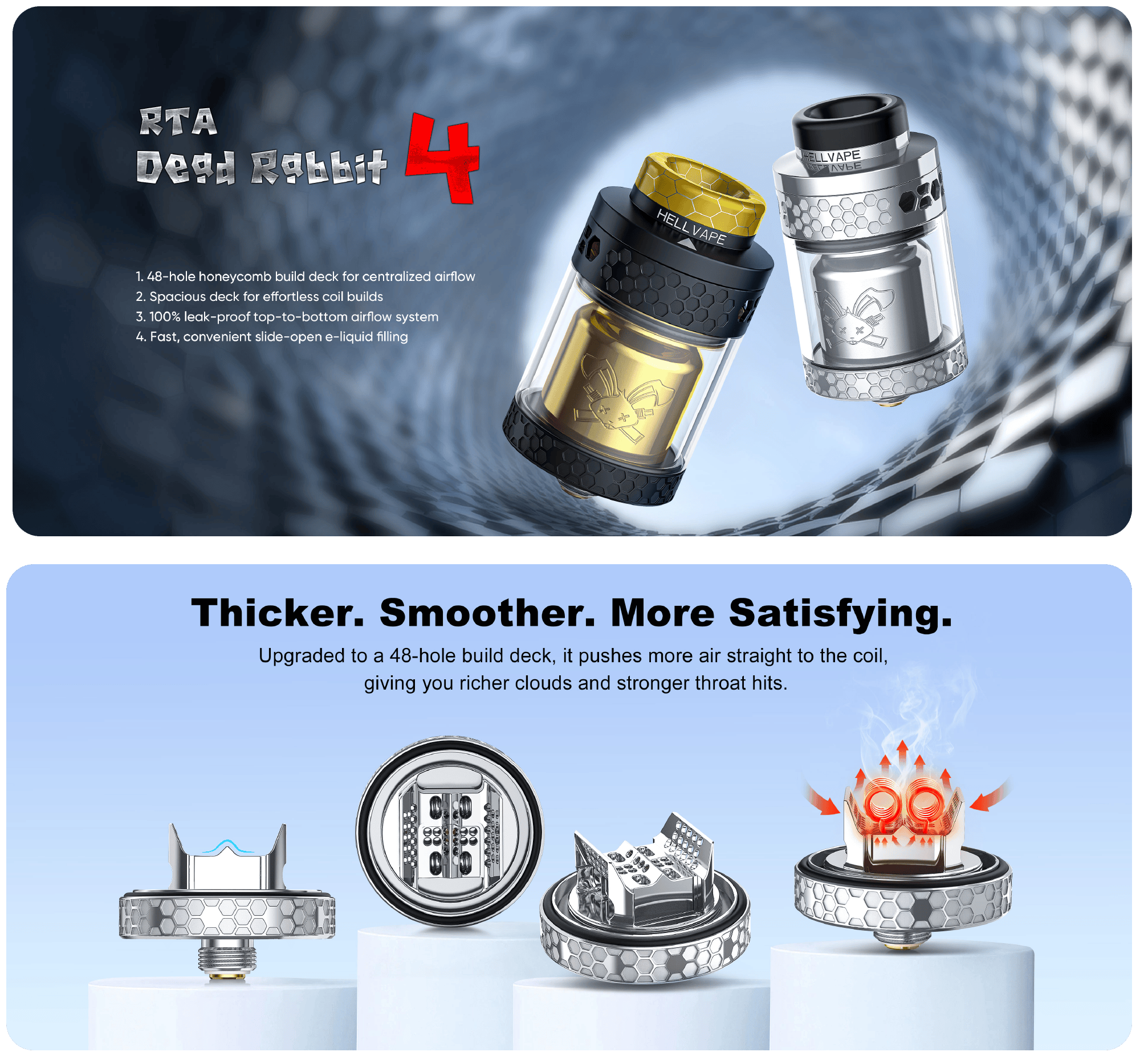 Hellvape Dead Rabbit 4 RTA 5.5ml Banner1