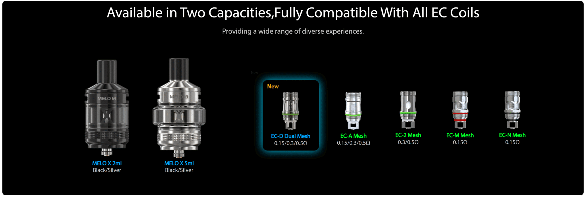 Eleaf Melo X Tank 5ml 32mm Banner2