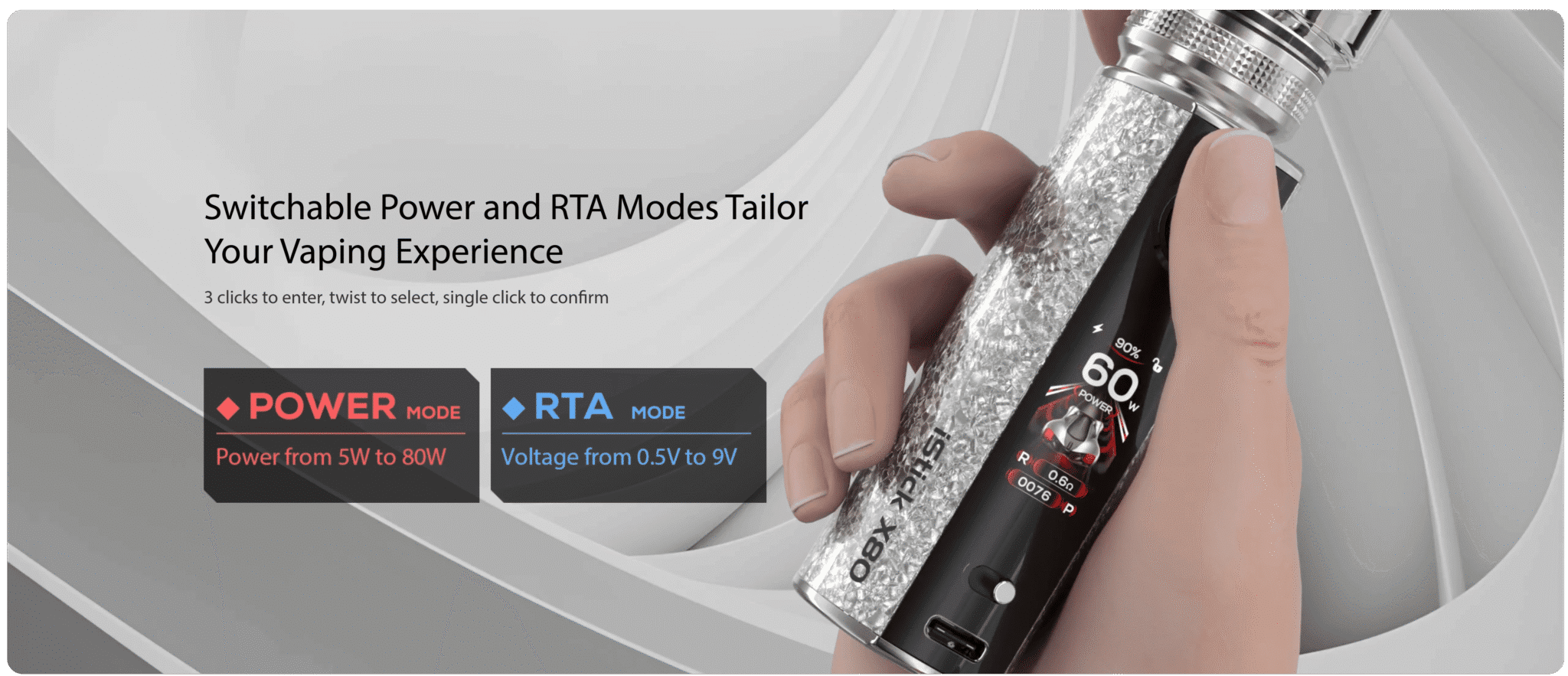 Eleaf iStick X80 Box Mod 3200mAh Banner6
