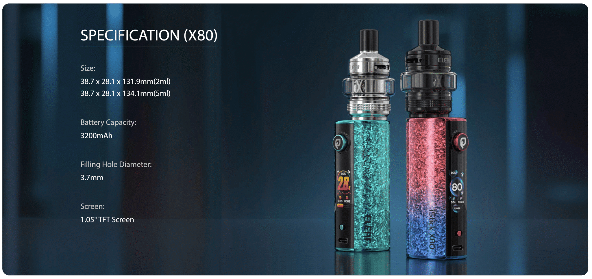 Eleaf iStick X80 Box Mod 3200mAh Banner7