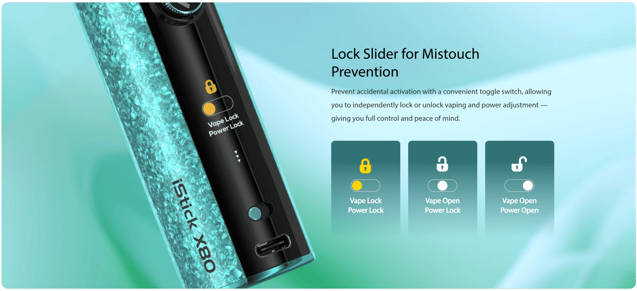 Eleaf iStick X80 Box Mod 3200mAh Banner8