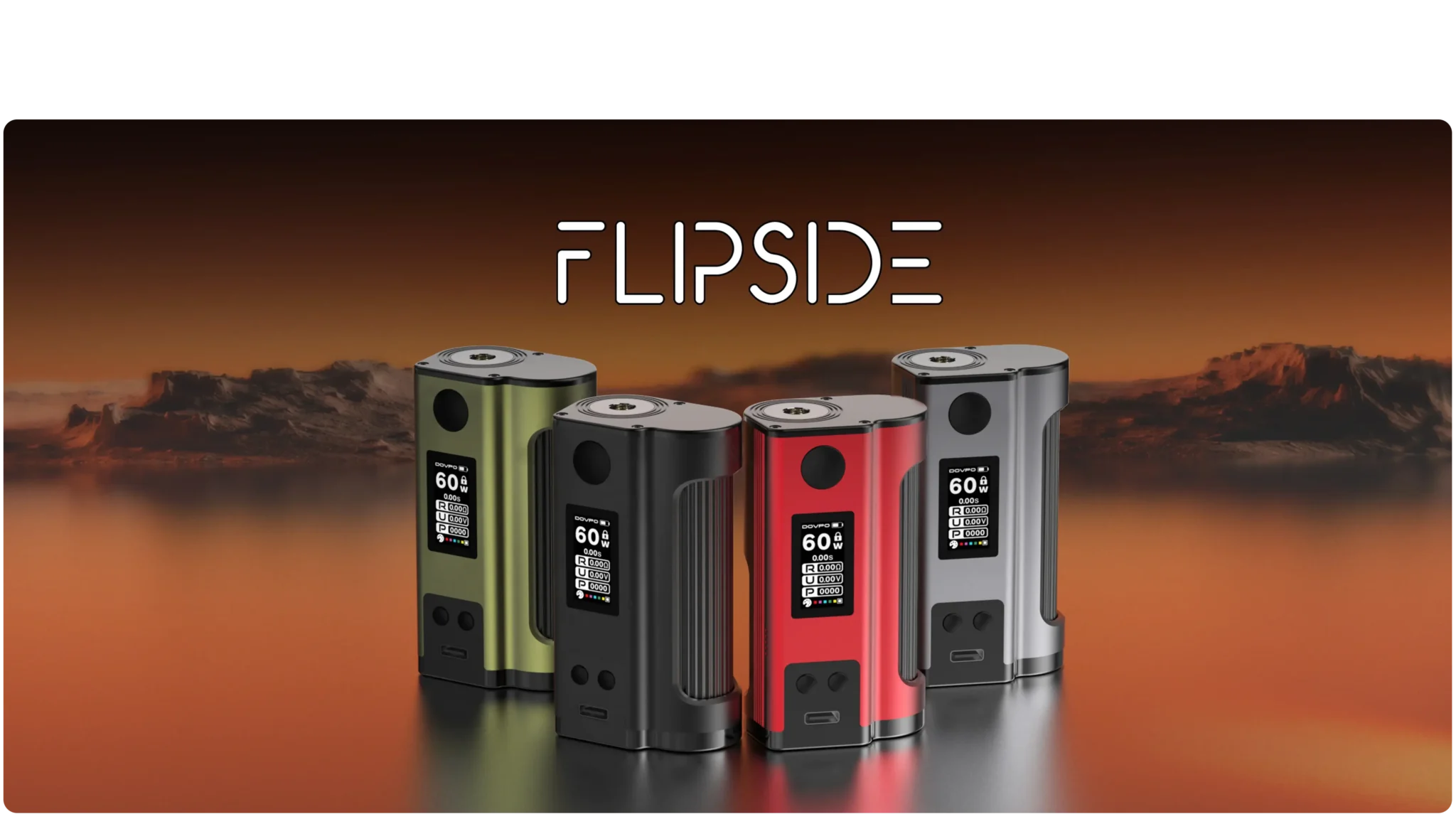 Dovpo Mod Flipside Solo 100W 21700 18650 + Squonk Bottle Banner1