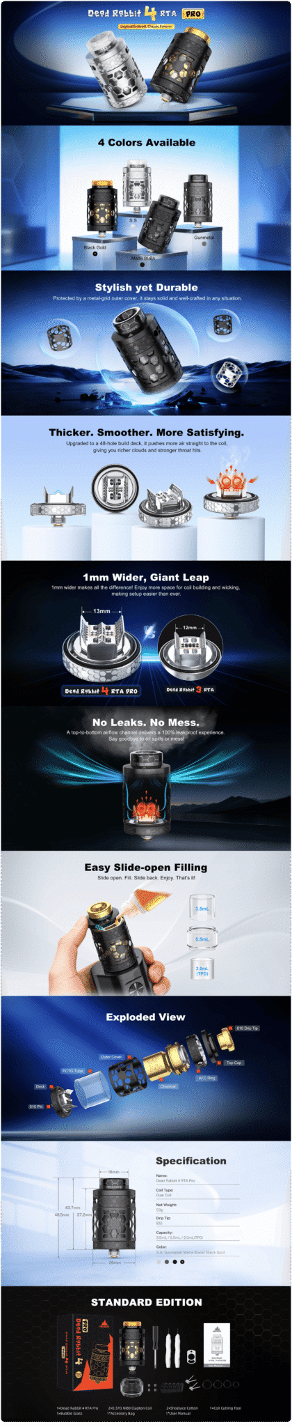 Hellvape Dead Rabbit 4 PRO RTA 26mm 5.5ml Banner