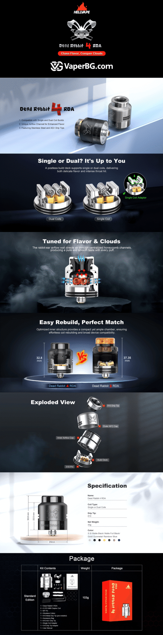 Hellvape Dead Rabbit 4 RDA 24mm Banner