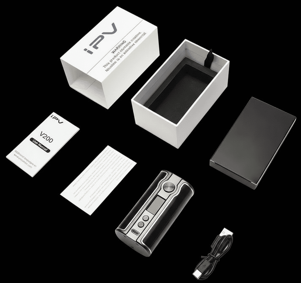 IPV V200 YiHi SX531 2x18650 Box Mod AL Gunmetal | VaperBG.com