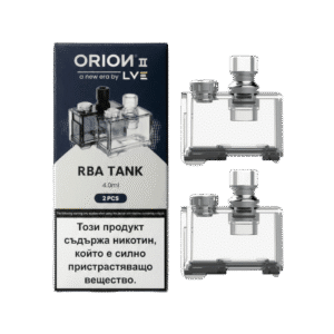 LVE Empty RBA Pod Cartridge 4ml Transparent for Orion II Pro