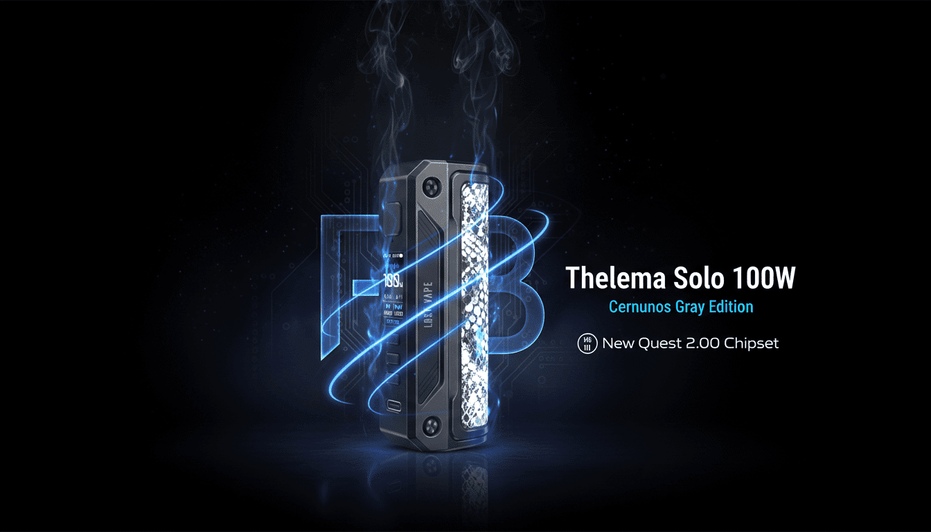 Lost Vape Thelema Solo 100W Mod Special Cernunnos Gray Banner